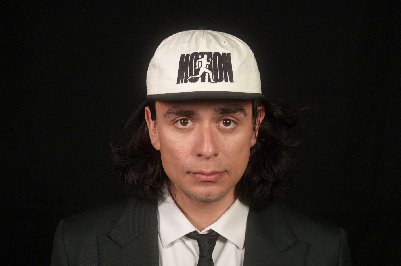 Motion White Two-Tone Hat